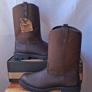 Georgia Boot Brown Waterproof Work Boots 11